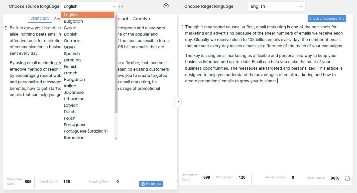 The AISEO Sentence shortener: The tool you need