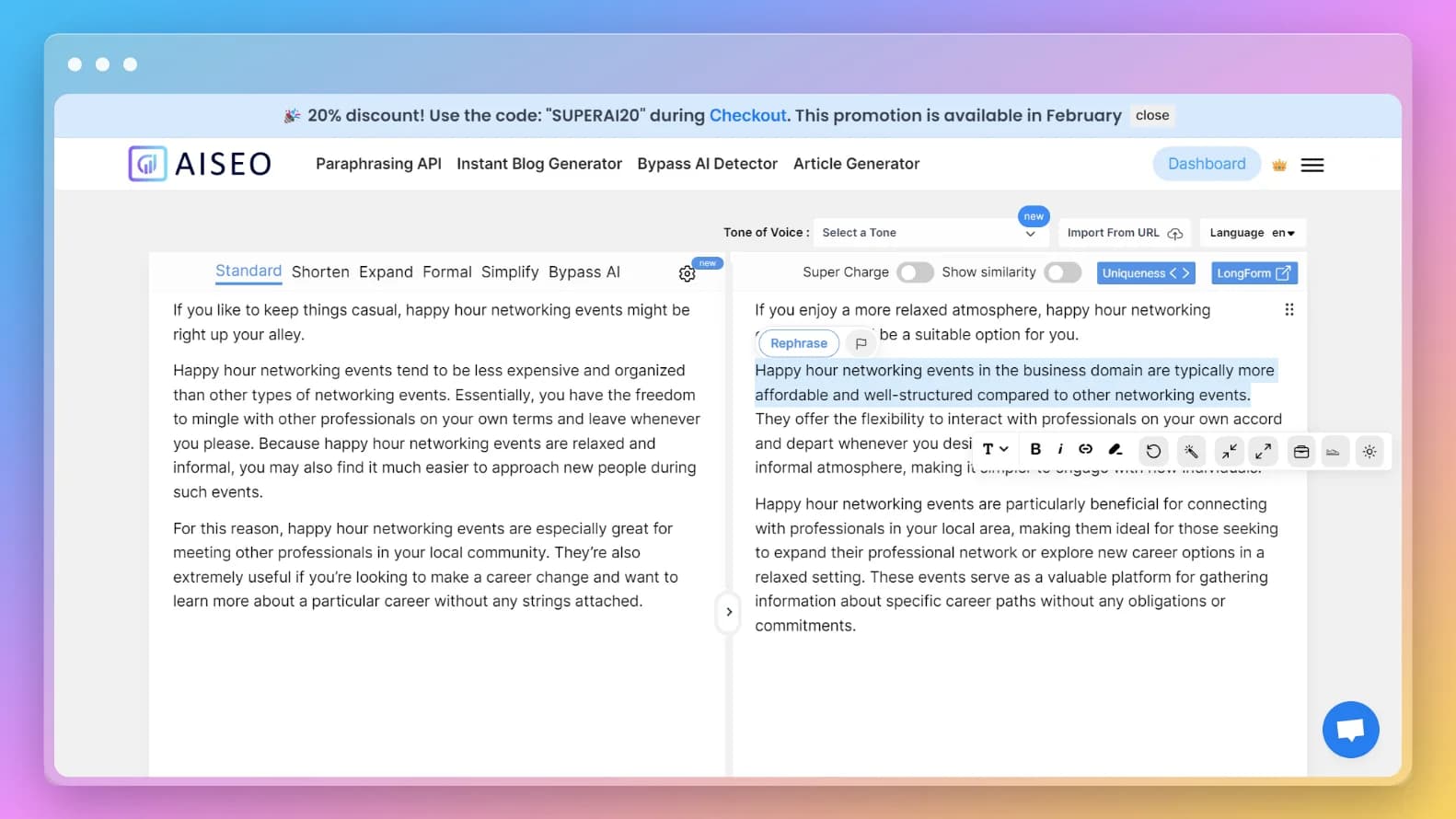 Overcome writer's block with inspired variations