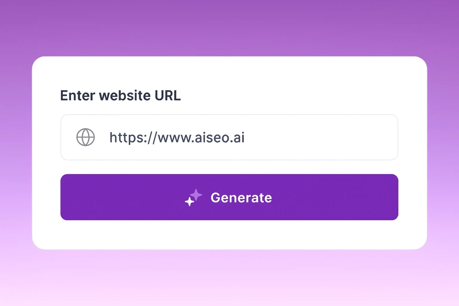 LLMs.txt Generator Process