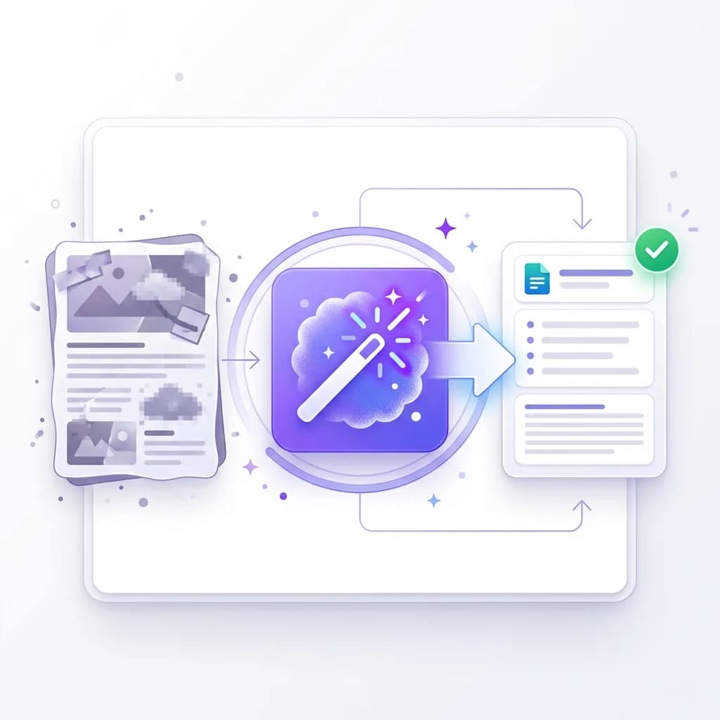 Extract text from any image type