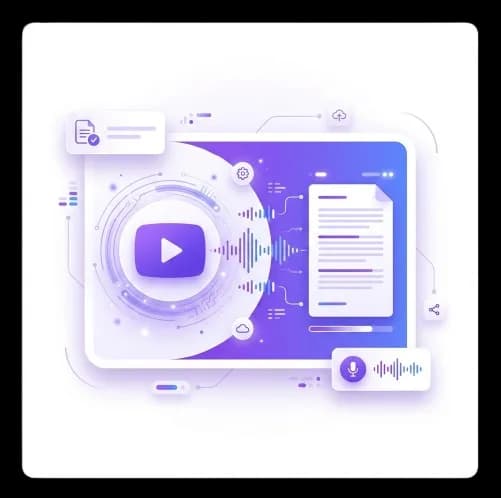 How Video to Text Tool Works - audio processing and speech-to-text conversion