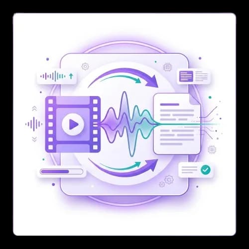 Convert Videos Without Captions - direct audio to text processing