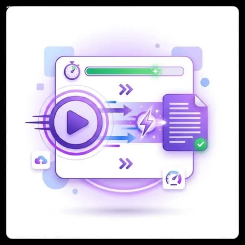 Get Your Text in Under a Minute - fast video to text conversion